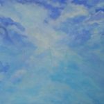 Obraz Blue Sky, obraz akrylowy na płótnie lnianym, malarstwo nowoczesne